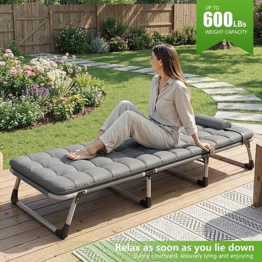 Folding Lounge Chair for Comfortable Everyday Seating in Home Office detail image