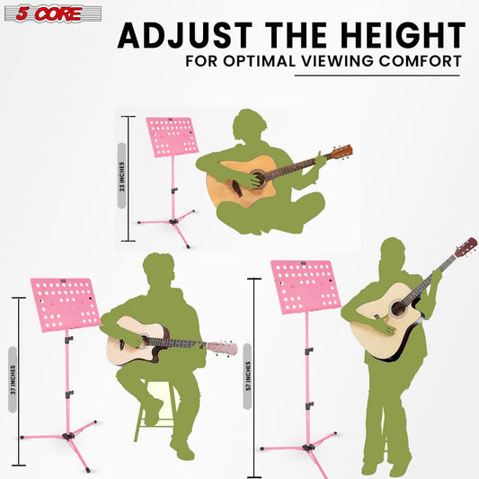 Folding Music Stand, Rechargeable, Foldable, Core for Holding Sheet Music For Lessons detail image