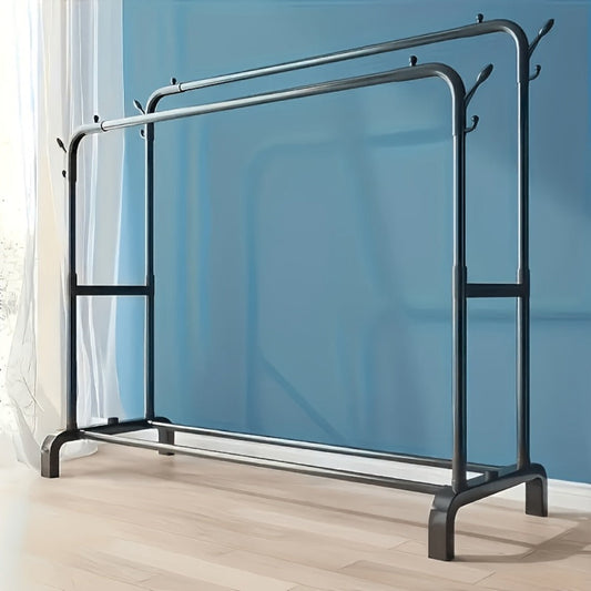 Freestanding Heavy-Duty Garment Rack with Large-Capacity Storage for Bedroom detail image
