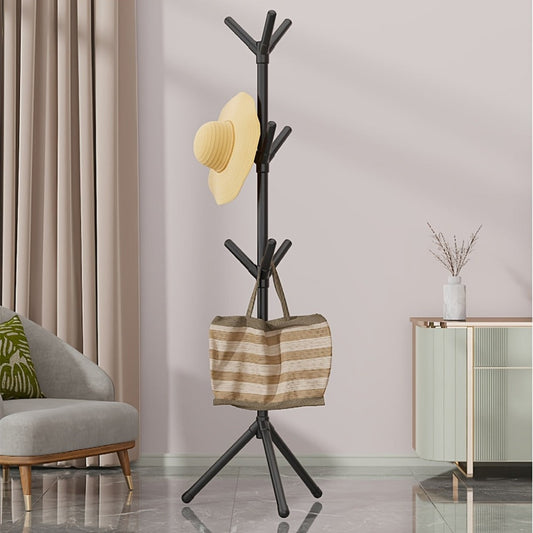 Freestanding Metal Coat Rack, Entryway Hall Tree for Organized Everyday Storage detail image