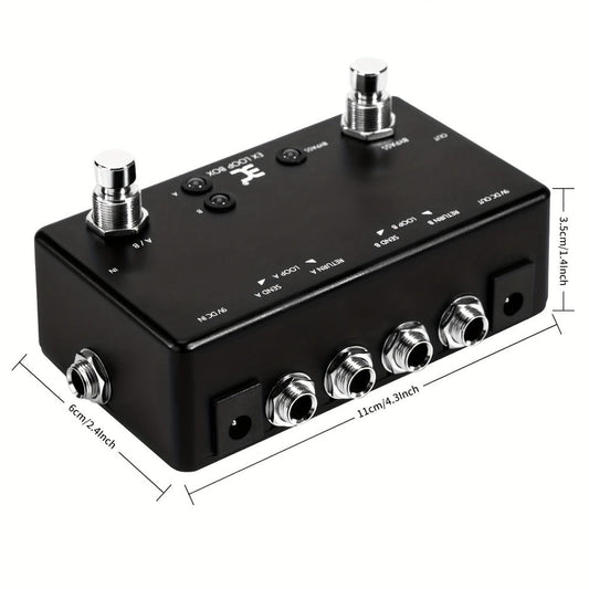 Guitar Effects Pedal, Loop, Switcher, Passive for Electric Guitar Or Bass Tone Shaping detail image