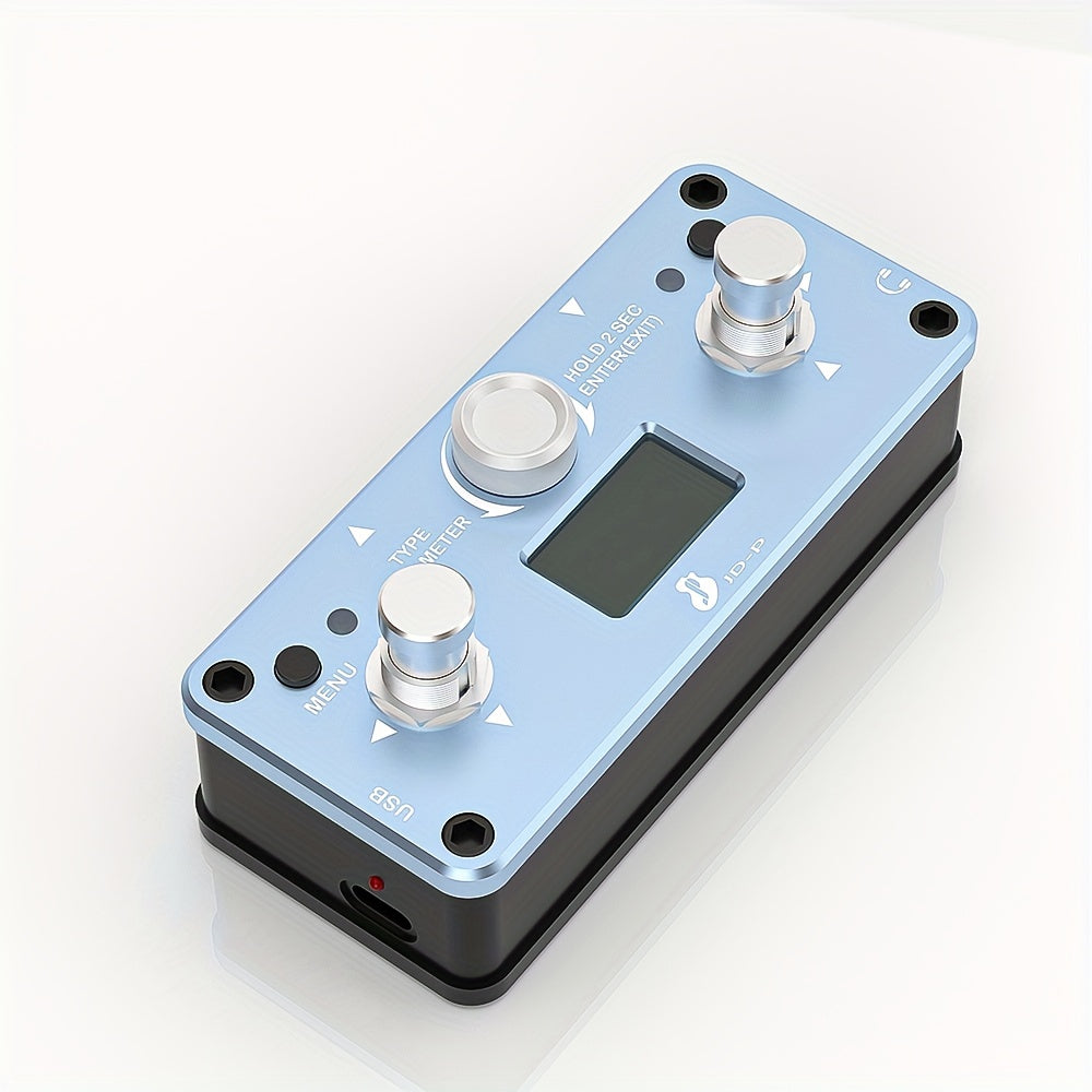 Guitar Effects Pedal shown in the Blue option