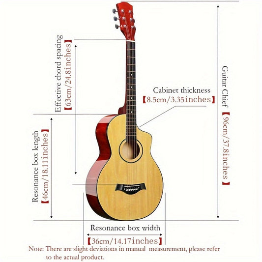 Guitar Pick Set, 38 Inches, 6 Pieces, Complete, Acoustic for Practice and Performance detail image