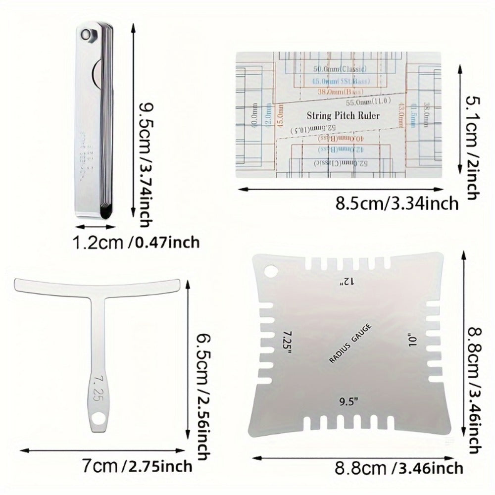 Guitar Repair Tool Kit, 15pcs, 0.0015 inch, Professional, Bass for Guitar Maintenance detail image - detail view 7