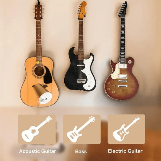 Guitar Stand, 2 Pack, Wall, Mount, Pack for Holding And Displaying Guitars detail image