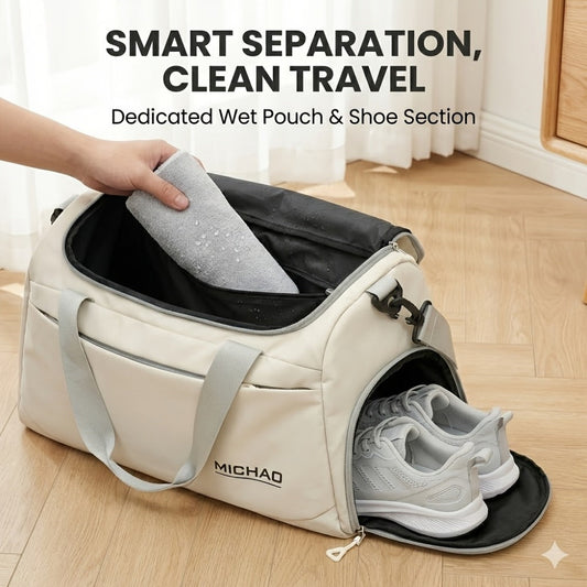 Gym Duffel Bag – Convertible, for Travel – detail view 4