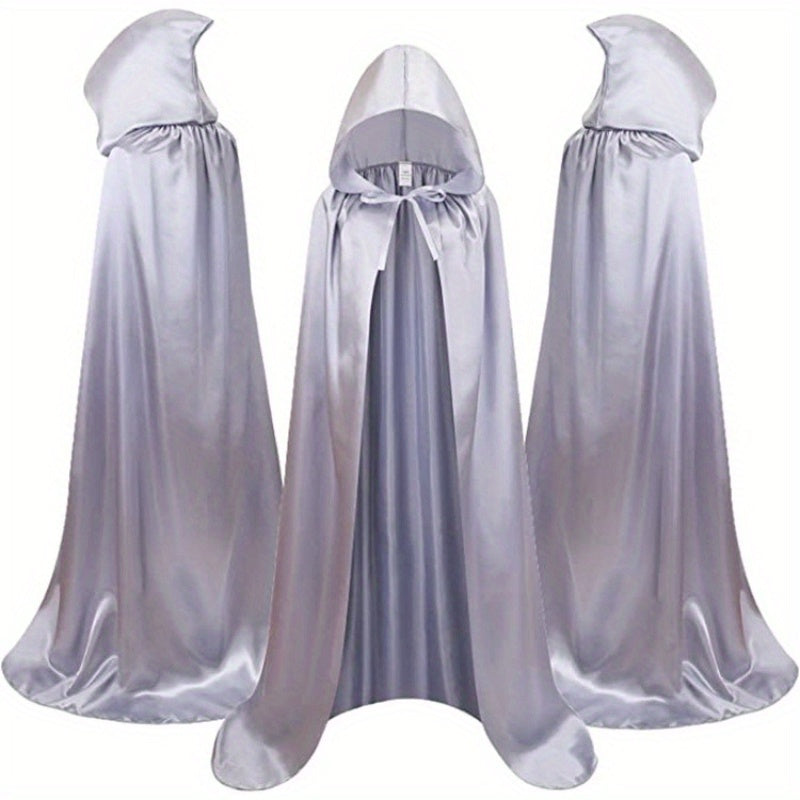 Halloween Costumes - Cape Cloak for Adults 59 Inch Gothic Death Costume Robe | Vampire Grim - product detail view 26