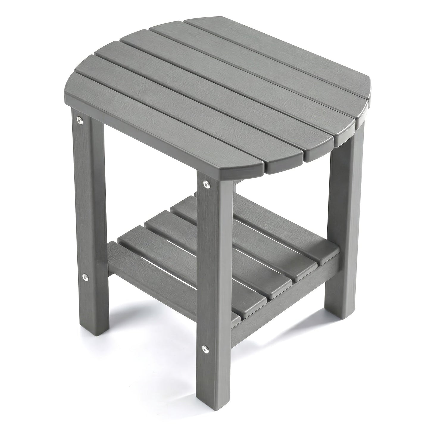 Outdoor Side Table shown in the Grey option