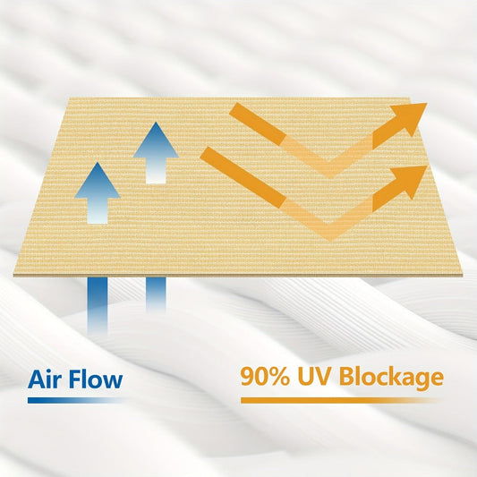 Heavy-Duty HDPE Privacy Screen Fence with Added Privacy and UV Protection detail image