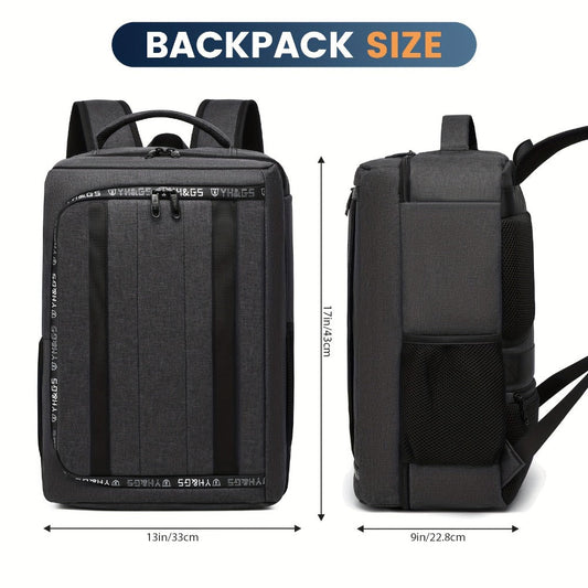 Laptop Backpack – 17.3 Inch, Multi Pocket, for Travel – detail view 2