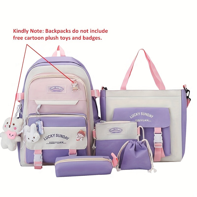 Laptop Backpack – 5-Piece, Anti-Theft, Large Capacity, Lightweight – detail view 39