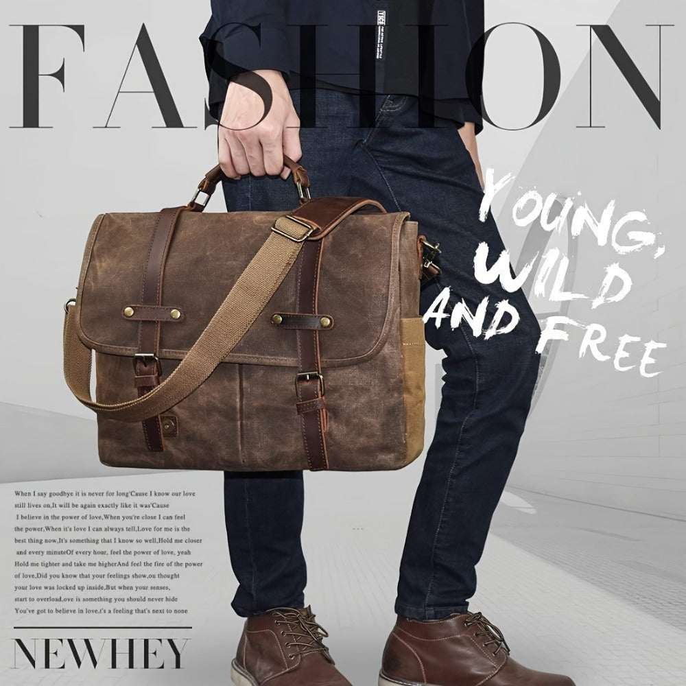 Laptop Bag – 15.6 Inch, Canvas, for Travel & Work – detail view 8