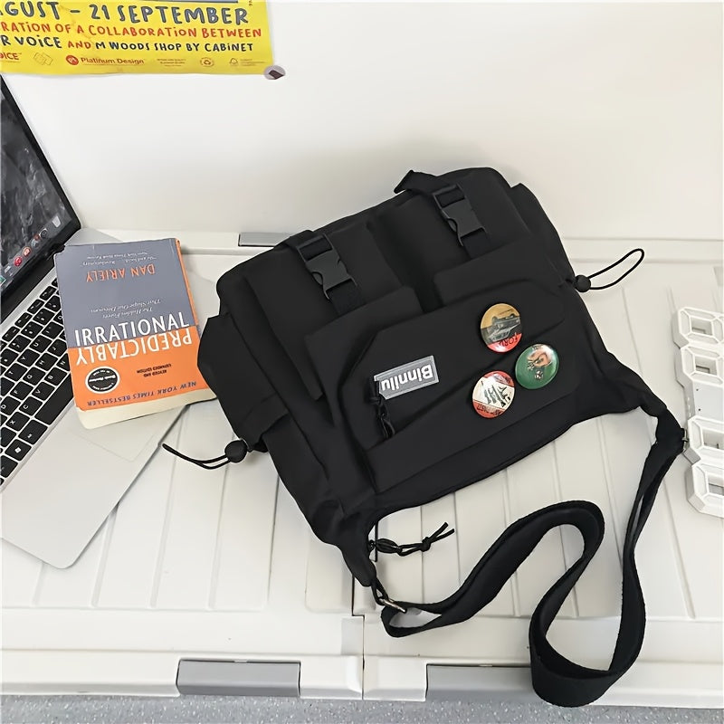 Laptop Bag – Nylon, Large Capacity, Adjustable Strap, for Travel & Work – detail view 2