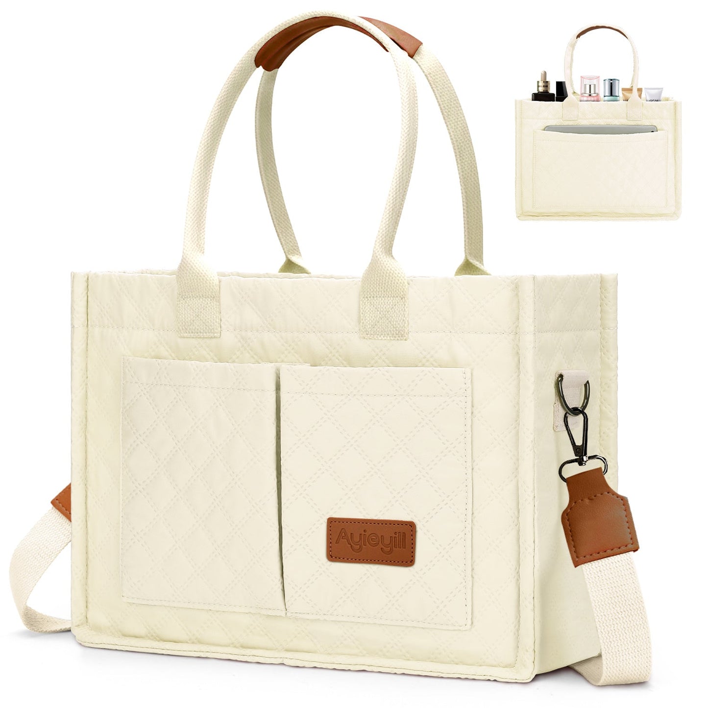 Laptop Bag – Nylon, Multi-Pocket, for Travel & Work – detail view 2