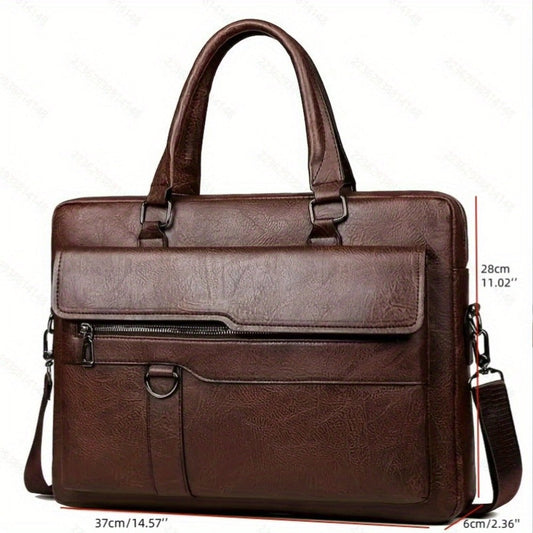 Laptop Bag – PU Leather, Lightweight, for Work & Everyday Use – detail view 4