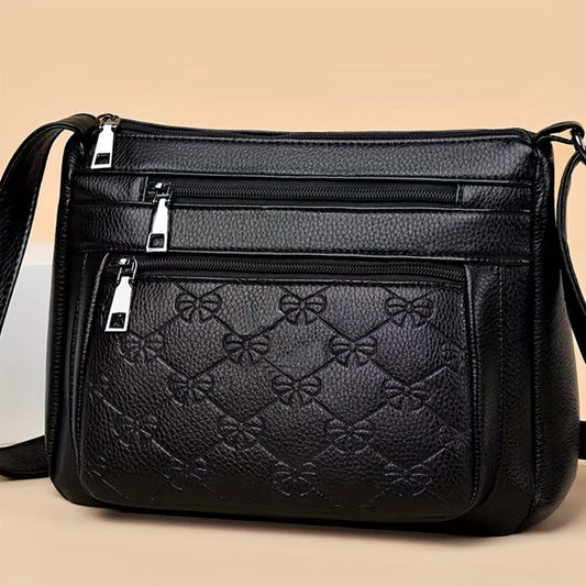 Laptop Bag – Quilted, Adjustable Strap, for Everyday Use – alternate view