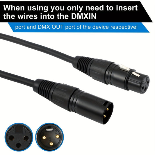 LED Stage Light, 10 Pack, DMX Control, Pack/, 26.3ft, DMX for Stage and Party Lighting detail image