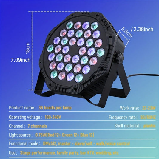 LED Stage Light shown in the 12pcs option