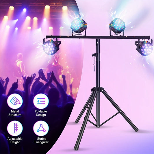 LED Stage Light, Tripod Stand, Adjustable, Tripod, Stand for Stage and Party Lighting detail image