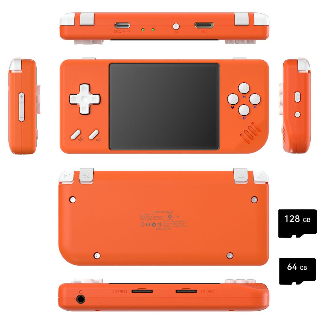 Handheld Game Console Anbernic RG28XX Compact with 2.8-Inch IPS OCA Full-Lamination, 640x480, 64GB or 128GB Options, 3100mAh Battery, HDMI