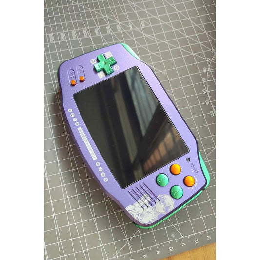 Anbernic RG34XX Metal Retro Handheld Game Console - GBA Style Linux 3.4" IPS 720x480 30 Emulators 3500mAh Portable Gaming Handheld Purple