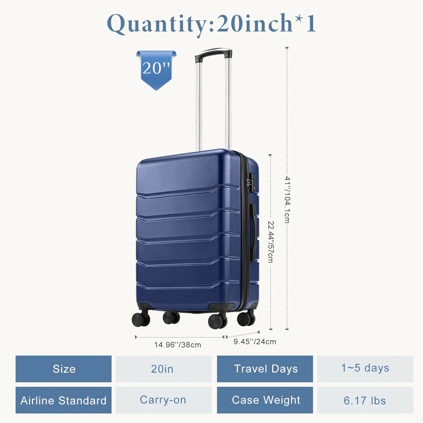 Luggage Set – 28 Inch, TSA Lock, Spinner Wheels, Lightweight – detail view 31