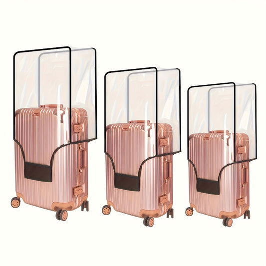 Luggage Set – 3 Pack, 28 Inch, PVC, Clear – detail view 2