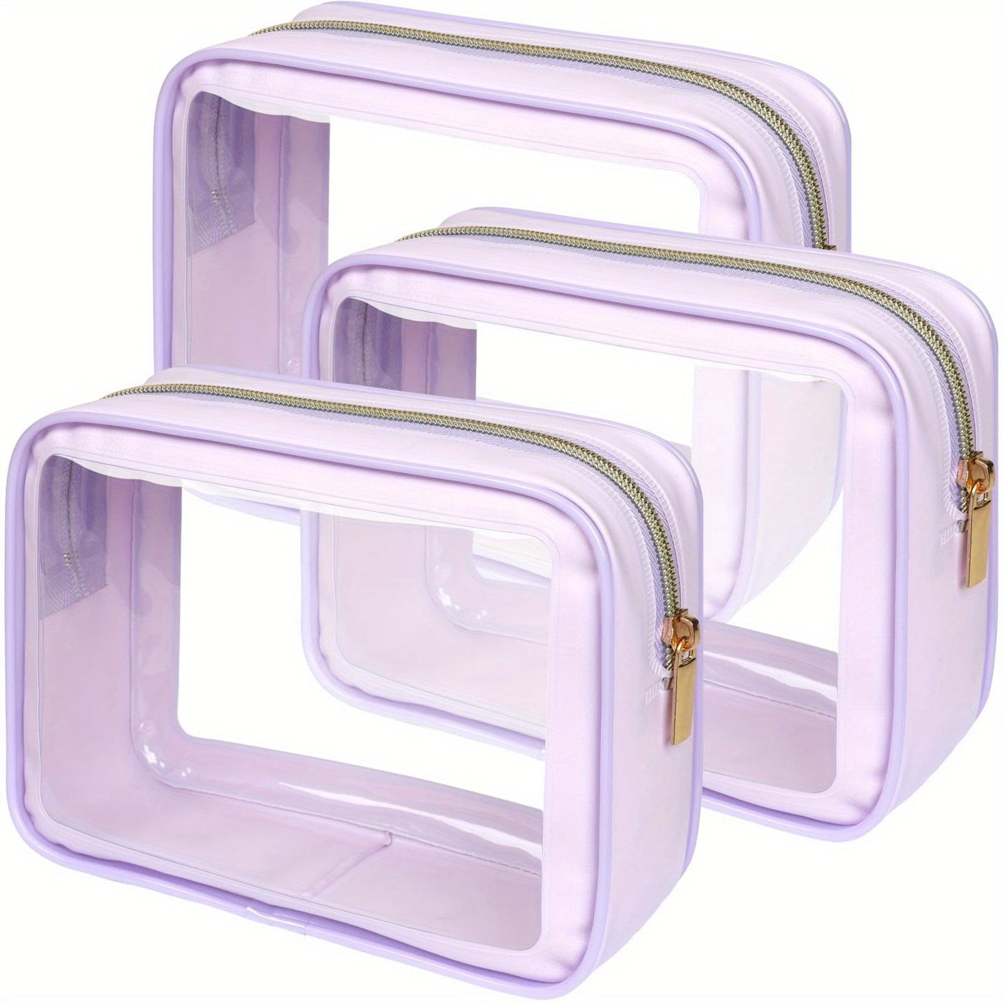 Travel Makeup Bag – Clear, Transparent, for Travel – detail view 3