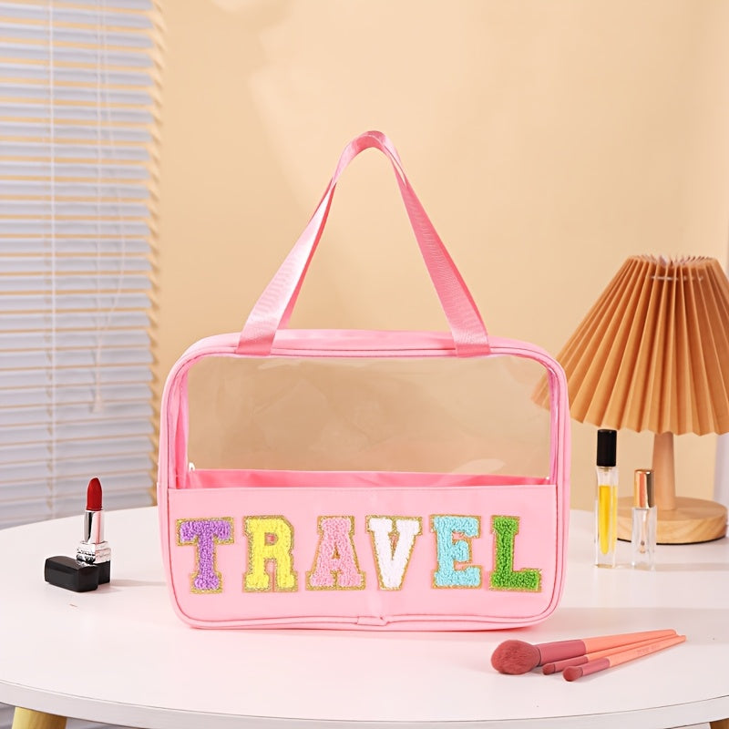 Travel Makeup Bag – PVC, Transparent, Clear, for Travel – alternate view