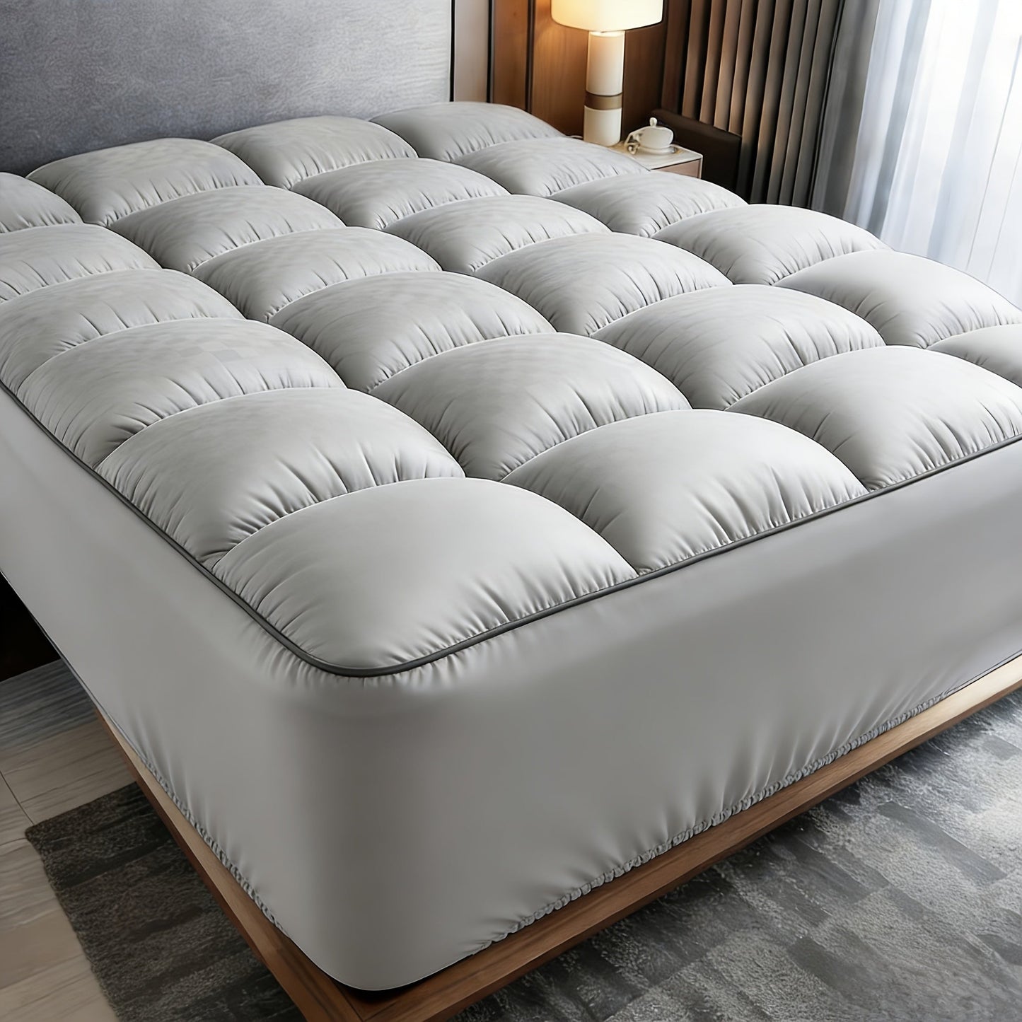 Mattress Covers and Protectors shown in the Grey, King option