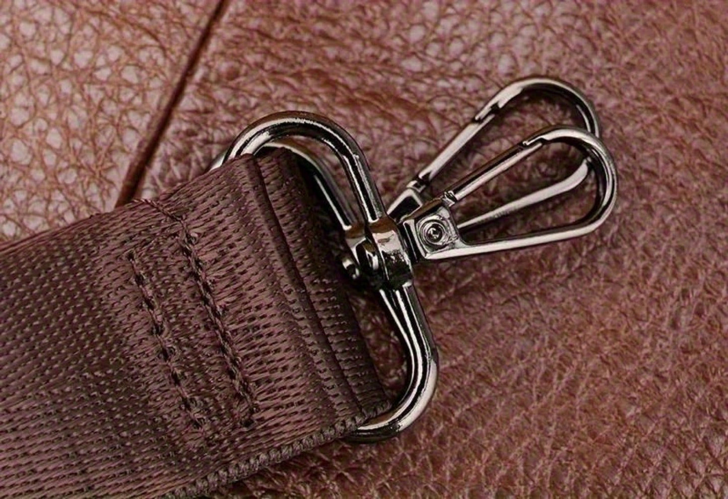 Men's Crossbody Bag – Genuine Leather, Large Capacity, for Travel & Work – detail view 20