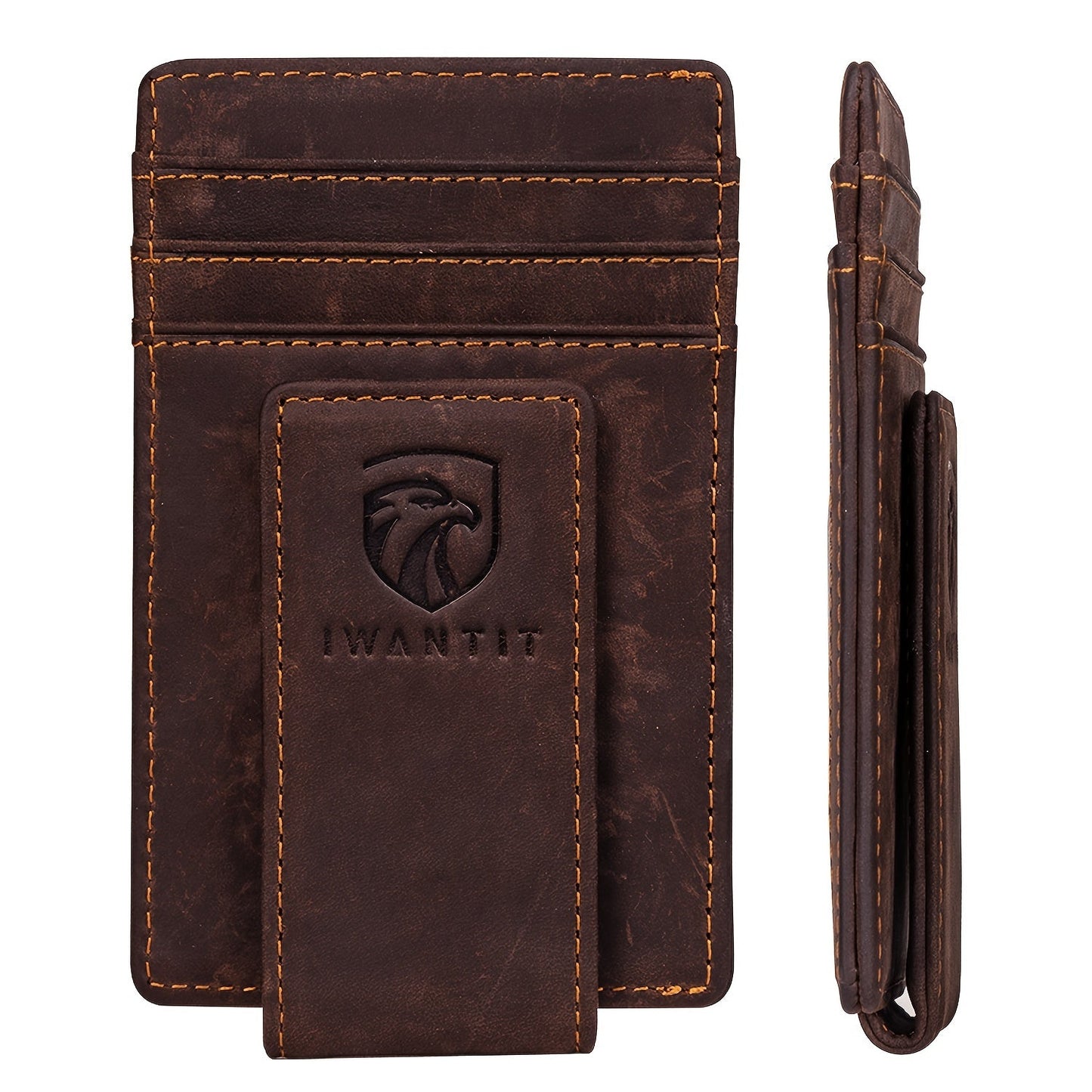 Men's Wallet – Genuine Leather, RFID Blocking – detail view 2