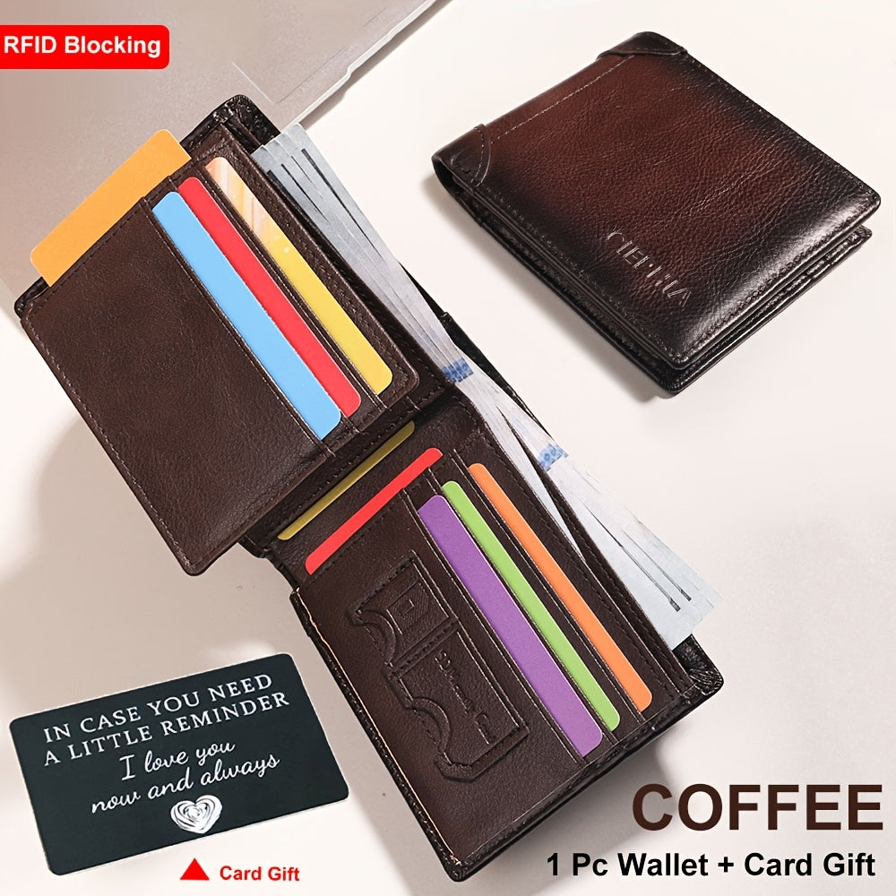 Men's Wallet – Genuine Leather, RFID Blocking – alternate view