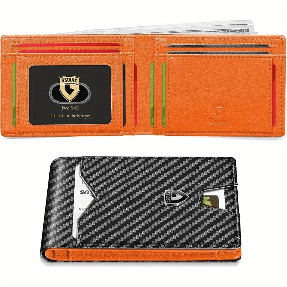 Men's Wallet – RFID Blocking, Rfid Blocking Carbon Fiber Bifold – detail view 2