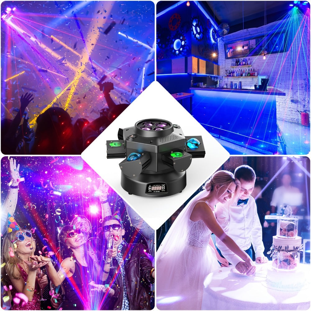 Moving Head DJ Light, Dynamic, RGBW, Wedding, Stage, 200W for Stage and Party Lighting detail image - detail view 8