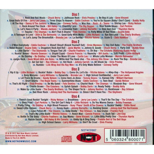 Music CD, 4CD, 100, Rock for Music Listening and Collecting for Home Listening, Music Fans detail image