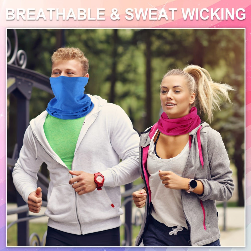 Neck Gaiter - Bulk 60 Pack Men Women Balaclava Face Mask Seamless Headwear Bandana Scarf - product detail view 7