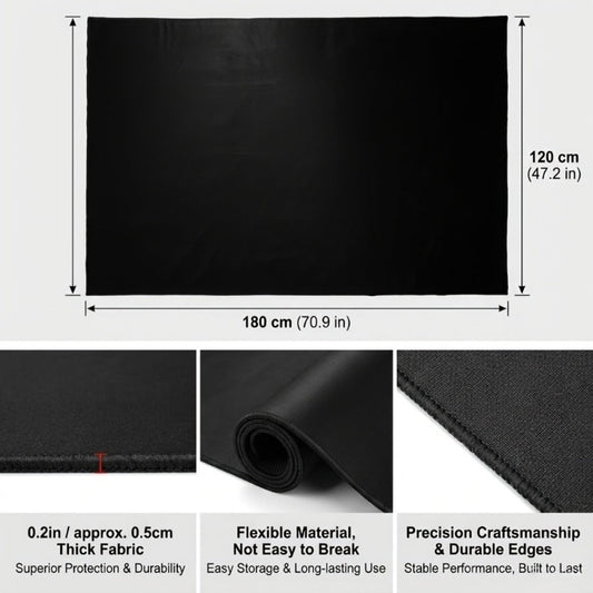 Non-Slip Drum Mat, 47 x 63-Inch Floor Pad for Acoustic and Electronic Kits detail image