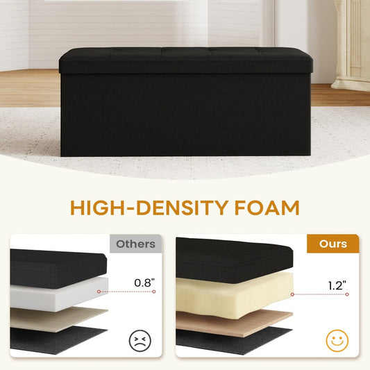 Ottoman Bench with Padded Seat for Comfortable Everyday Seating detail image