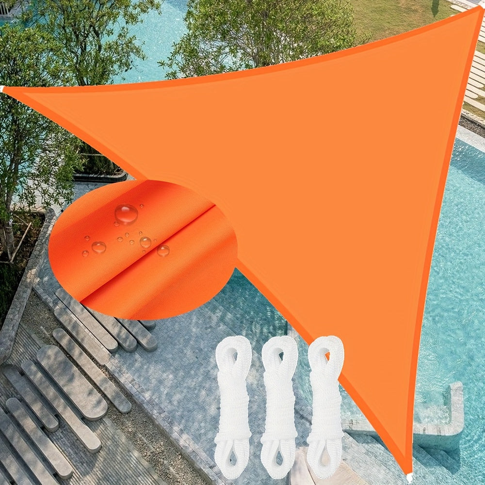 Shade Sail shown in the Orange, 141.73x141.73x141.73inch option
