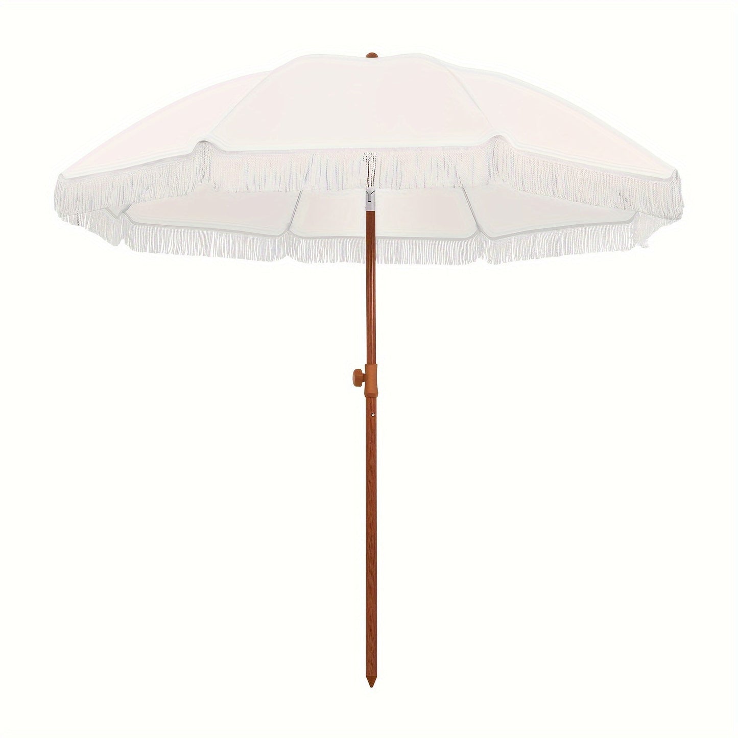 Patio Umbrella shown in the LiuSu-6.5FT-Belge option