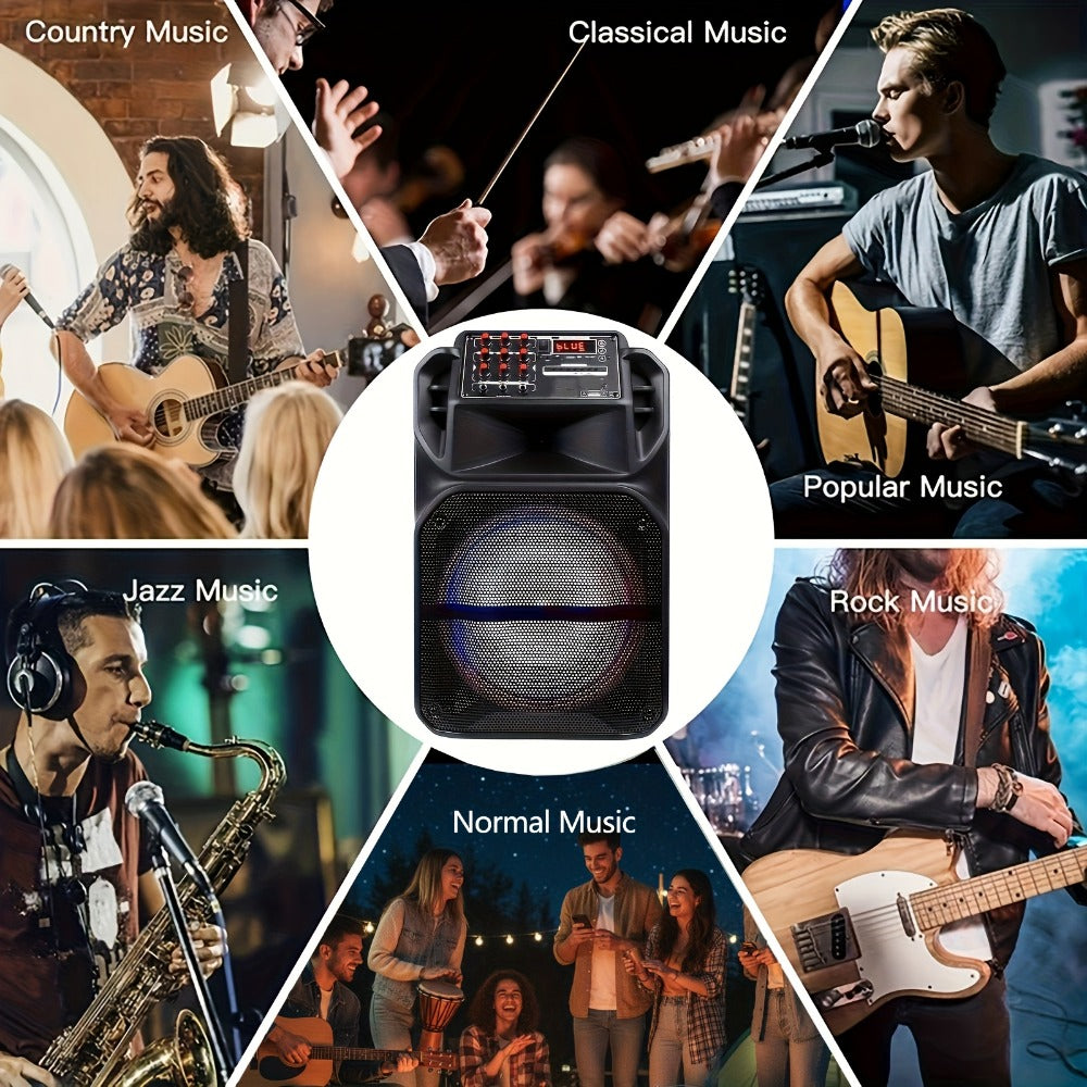 Portable PA Speaker, Wireless, Portable, 5000W, Subwoofer for Parties and Karaoke detail image - detail view 10