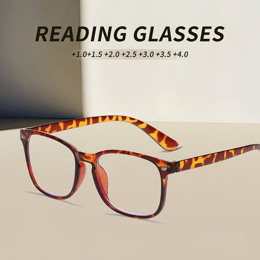 Reading Glasses - 6 Pack Oval Full Frame Anti-Glare PC Lenses Minimalist Fashion Readers - product detail view 2