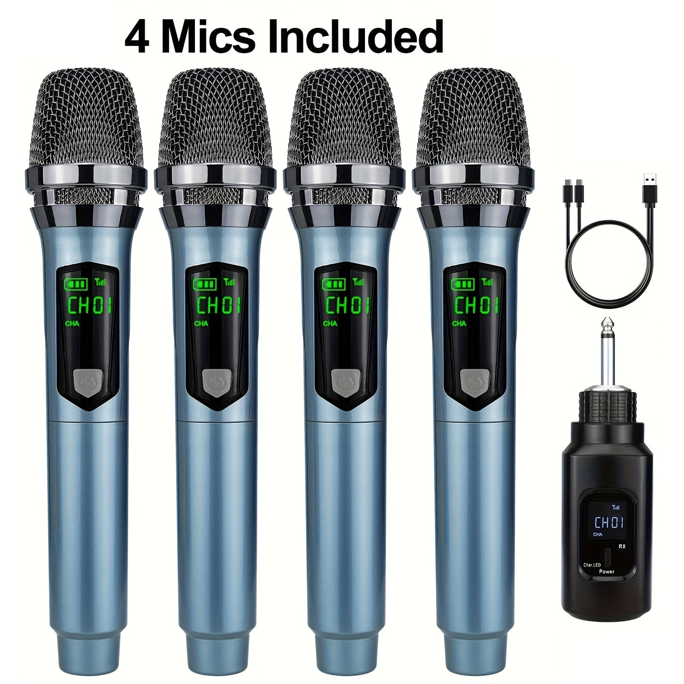 Recording Microphone shown in the 4PCS Mics option