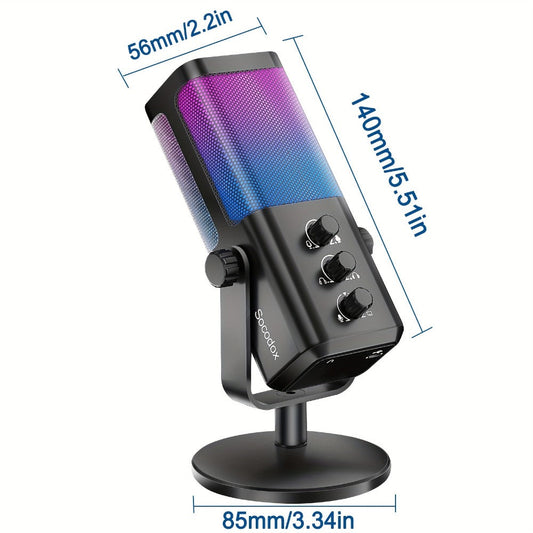 Recording Microphone, RGB, USB, Gaming, Game for Recording and Streaming detail image