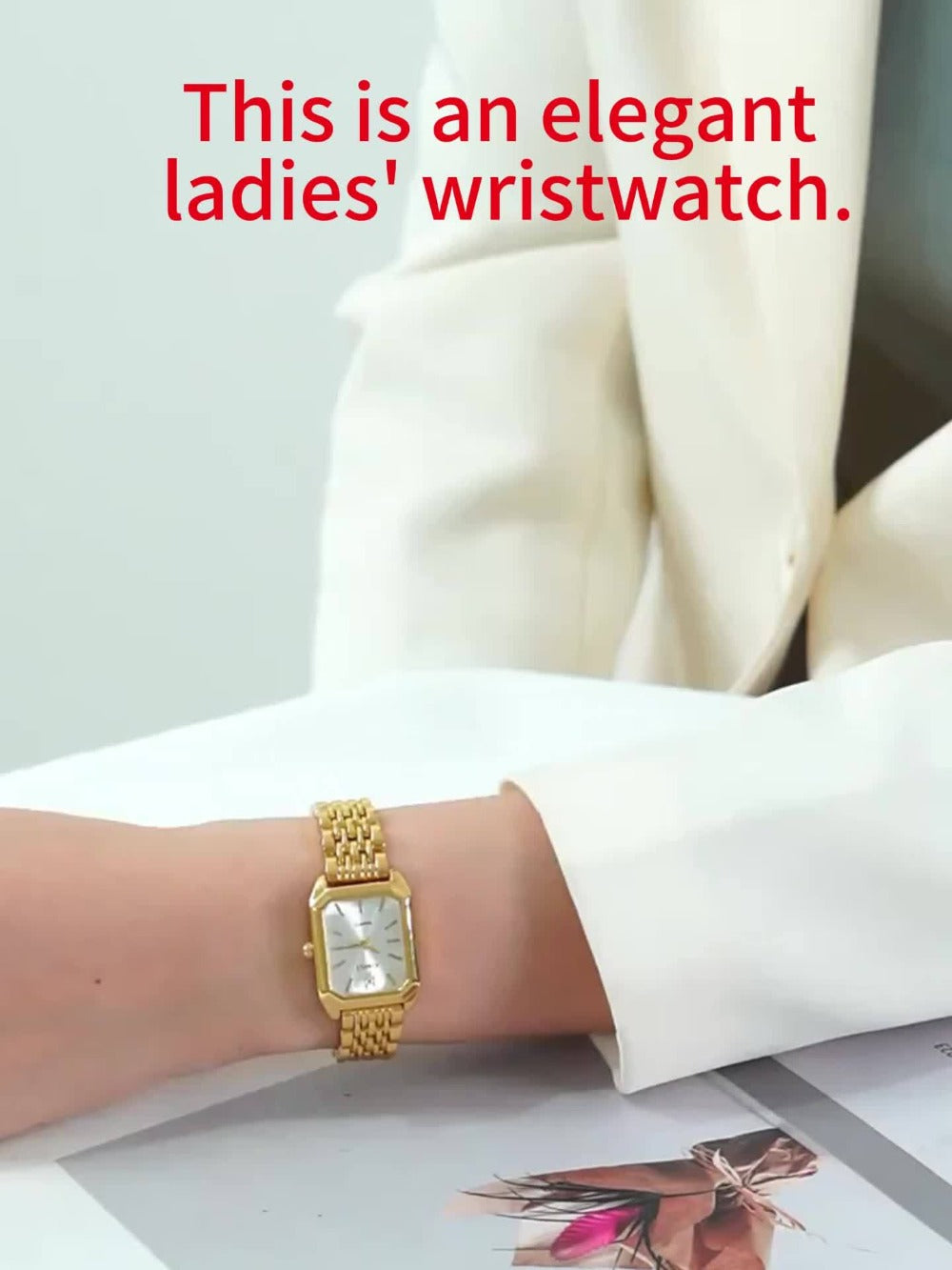 Women's Quartz Watch - 's Alloy Elegant Casual Dress Wristwatch Stylish Fashion Ladies Timepiece - product detail view 11