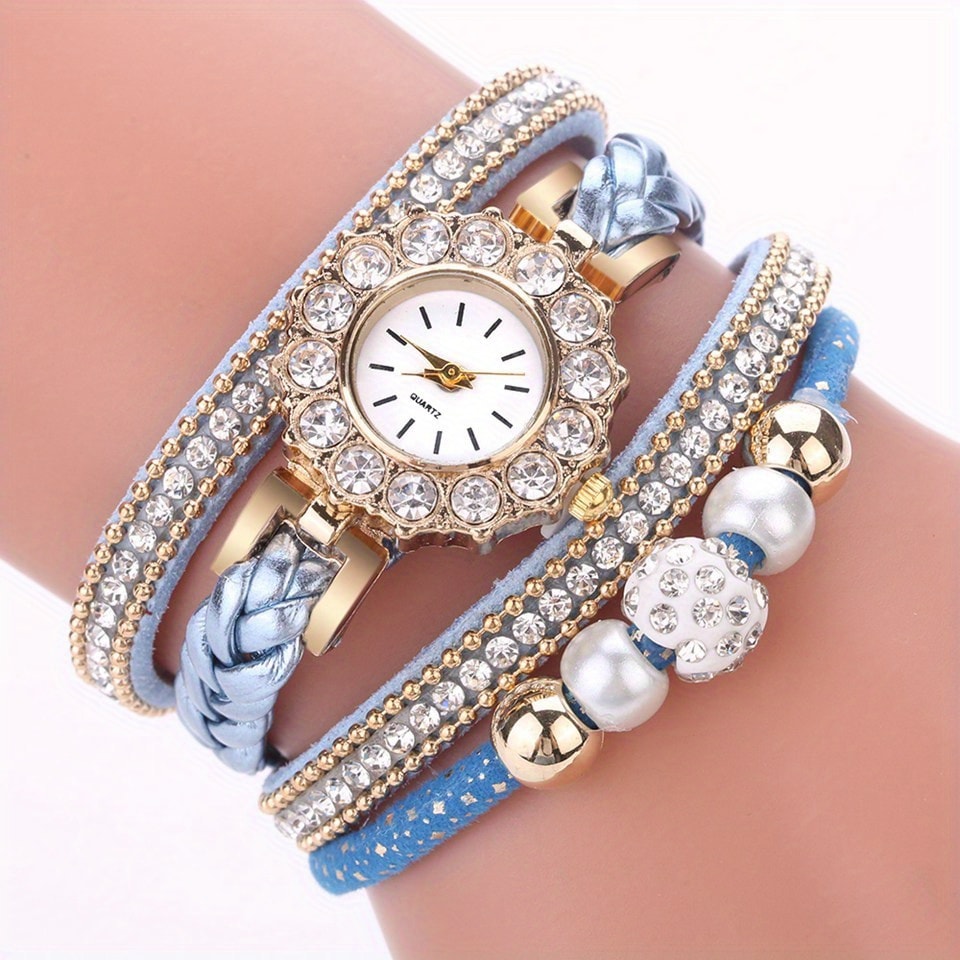 Women's Quartz Watch - 's PU Leather Bracelet Alloy Case Glass Dial Casual Dress Fashion - product detail view 16