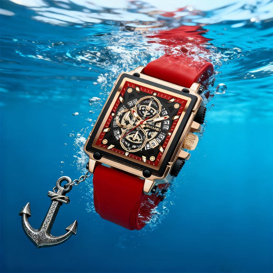 Men's Quartz Watch - SKMEI Chronograph Date Display Luminous Hands 3ATM Waterproof Casual - product detail view 2