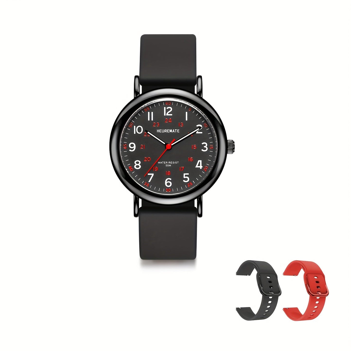 Men's Watch - Nurse Waterproof Luminous Easy-Read Dial 24-Hour Second Hand Colorful - product detail view 24