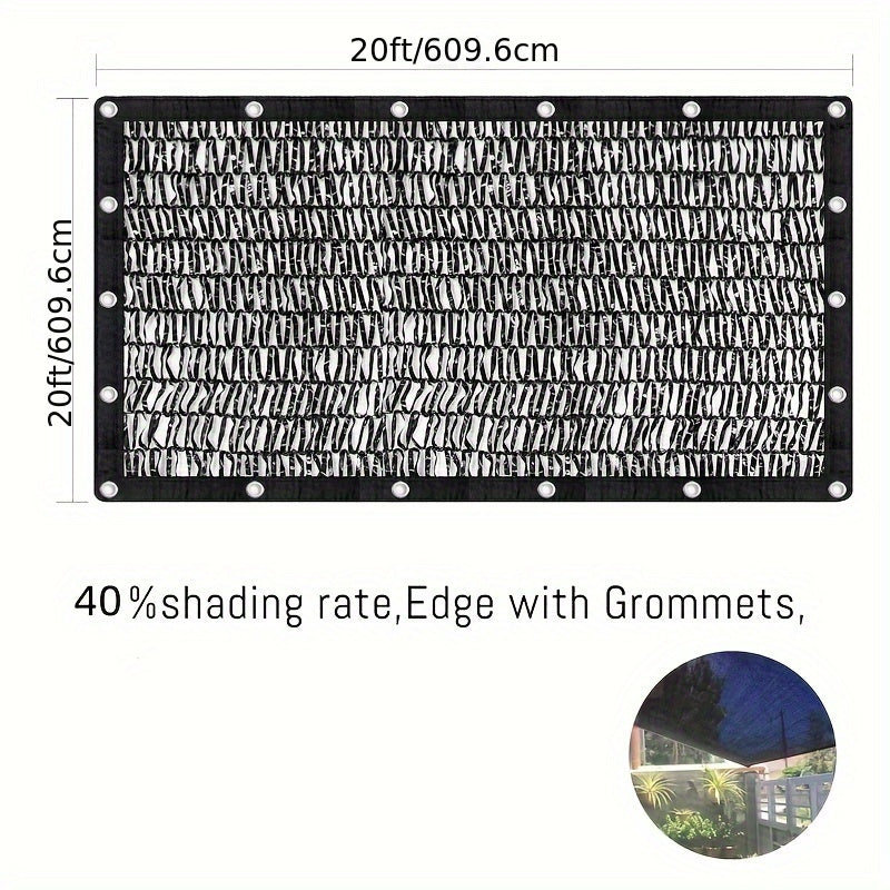 Shade Cloth shown in the 20*20ft option